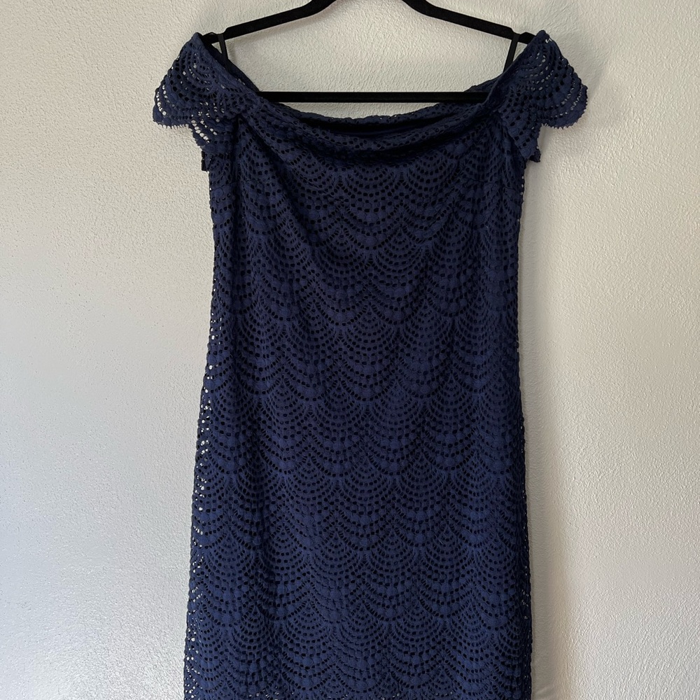 Lily Pulitzer navy Jade dress, size medium